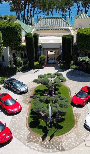 Corporate Event with Ferrari dealership at Villa El Rincon