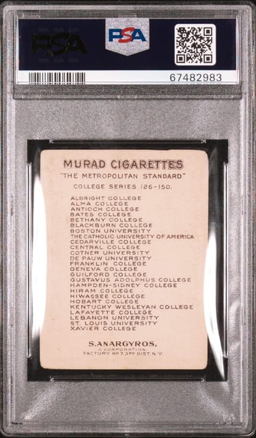 First Basketball Card Ever Xavier