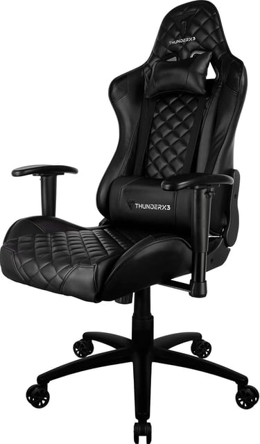 2-Cadeira Gamer Profissional TGC12 Preta ThunderX3-tatta melo