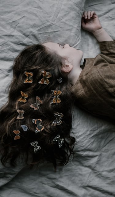 Jeune enfant enformie