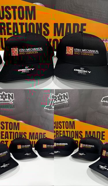 Gorras bordadas en Salt Lake, West Valley, cachuchas bordadas con tu logo
