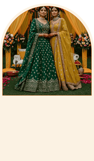 Mehendi and Haldi dress designer