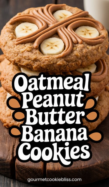 Oatmeal Peanut Butter Banana Cookies