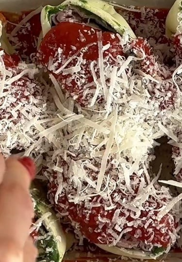 Sprinkle with Parmigiano Reggiano