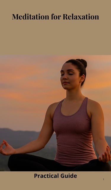 Learn meditation for deep relaxation with techniques, postures, visualization, chakras, yoga & walki