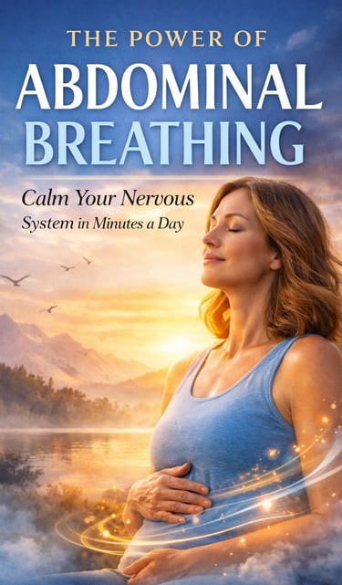 Calm your nervous system naturally with abdominal breathing. A practical, science-based guide with a