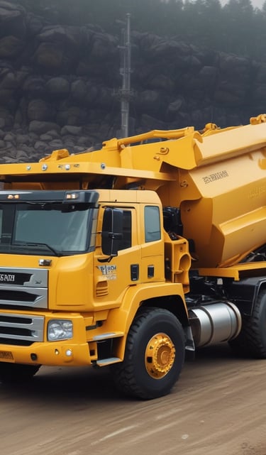 A close-up view of mechanical components featuring a chain and a series of cylindrical parts with golden and red structural elements. The chain is wound around a sprocket, and the parts are supported by a red frame with yellow bolts.