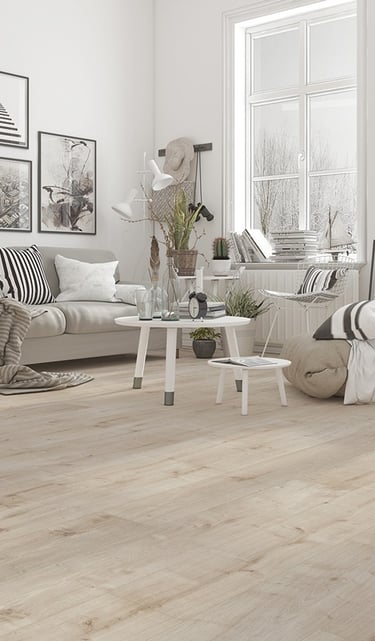 Parquet stratifié (bois clair)
