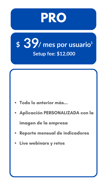Precio plan pro