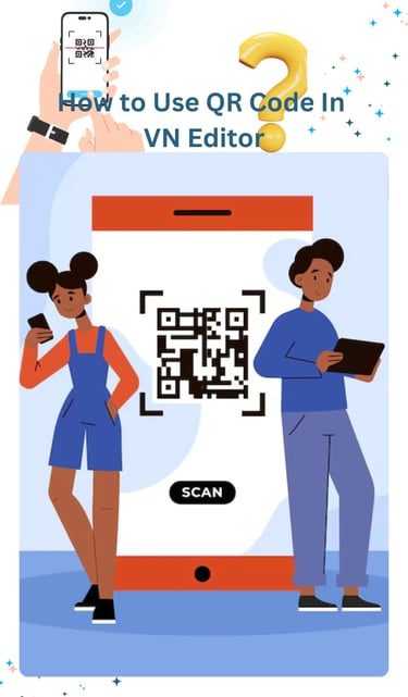 How to use QR Code in VN Editor