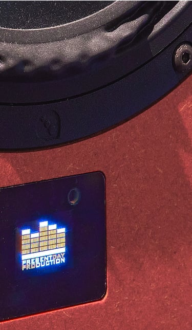 Present Day Production Mum-8 studio monitor oled screen