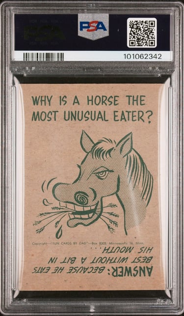 Humorous Funny Vintage Basketball Card