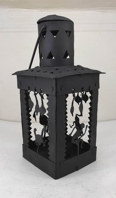 "Handcrafted wrought iron tribal-style designer hanging lamp-for foreign trade"