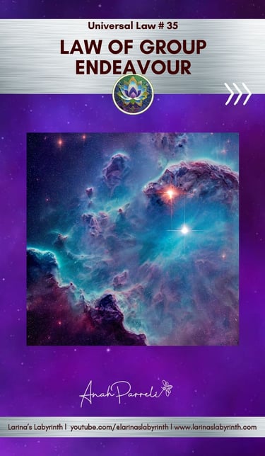Spiritual Law. Universal Law. Law of Group Endeavour