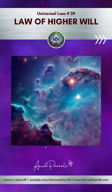 Spiritual Law. Universal Law. Law of Higher Will