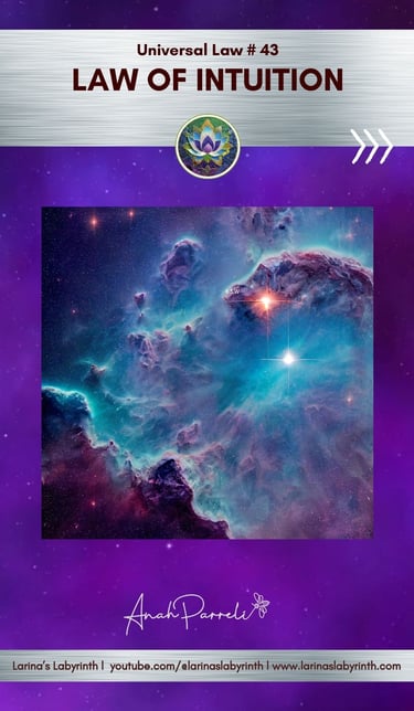 Spiritual Law. Universal Law. Law of Intuition