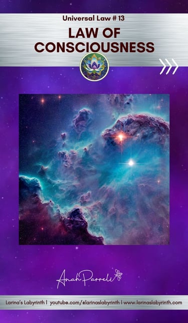 Universal Law. Spiritual Law. Law of Consciousness. 