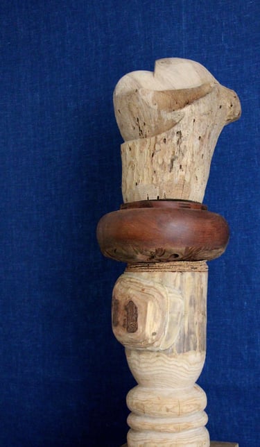 detail sculpture bois