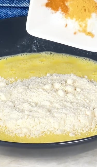 Add coconut flour, cinnamon, ginger and stir