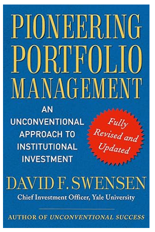 Capa do livro em inglês Piorneering portfolio management.