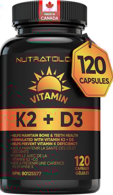 Découvrez pourquoi la vitamine D3, véritable hormone, fonctionne en synergie avec la vitamine K2 pou