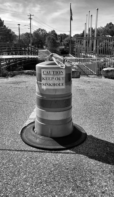 The Montello Dam Sink Hole