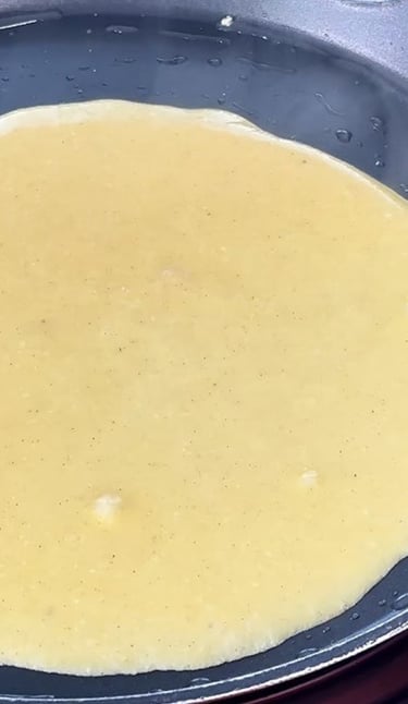 Cook the crêpes