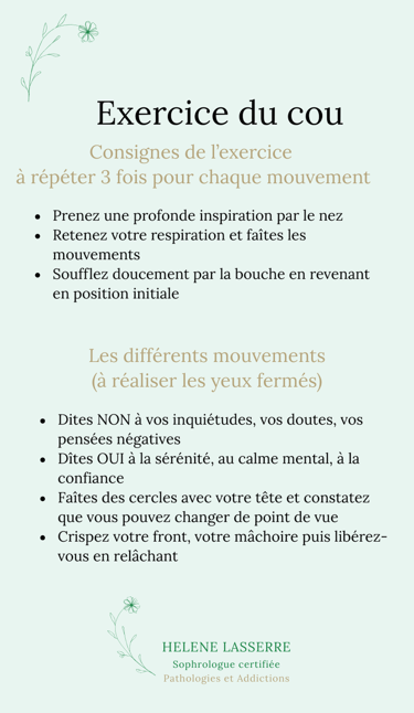 cartes d’exercices de sophrologie pour encourager la pratique régulière à domicile