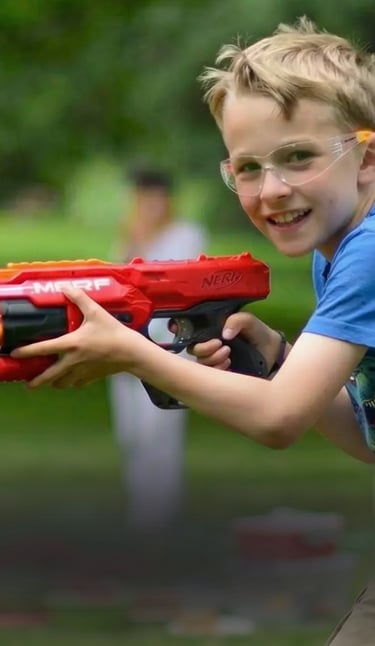 nerf vaikų gimtadieniai Kaune