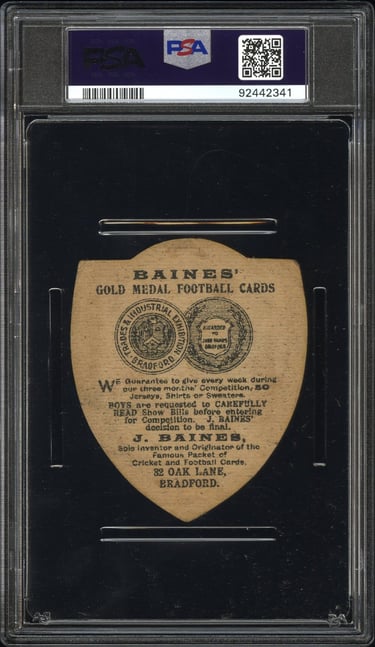 Baines Shield Vintage UK Trade Card