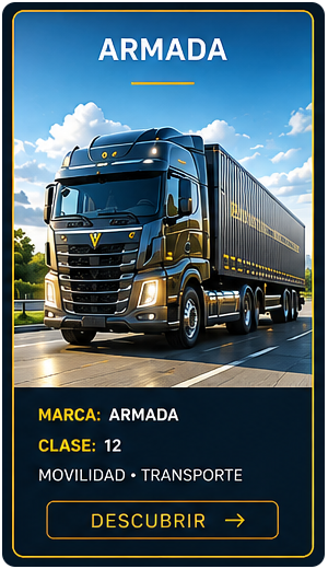 Identidad comercial Armada para transporte, logística y carga.