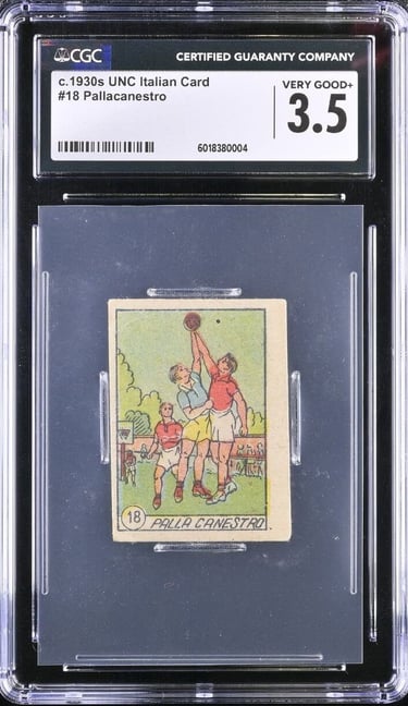 Marca Stella Anteguerra Figurina #18 Basketball