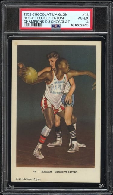 Club Chocolat Aiglon Harlem Globe-Trotters 1950s Basketball