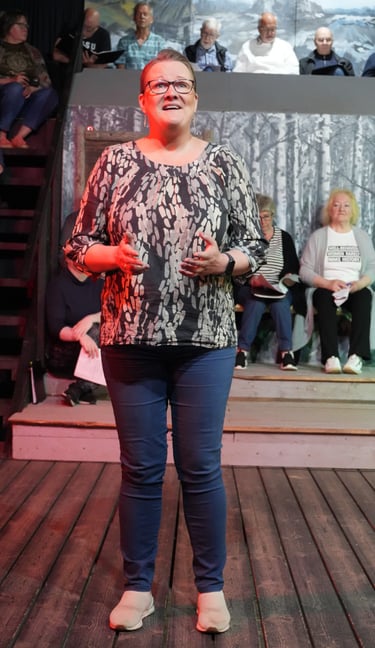 Satu Lotvonen tulkitsee äidin eli Riitta Aspin roolin