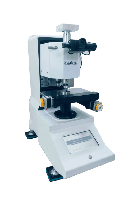 "Micro Vickers hardness testing machine designed for precise material hardness measurement."