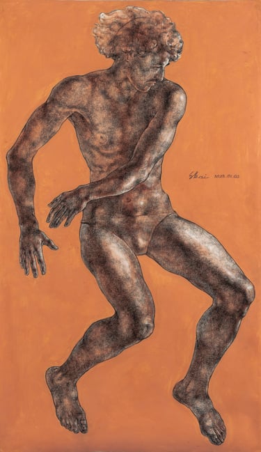 Naujas, lithuanian artist, new, art, Verdingyte, Skaiste, figure