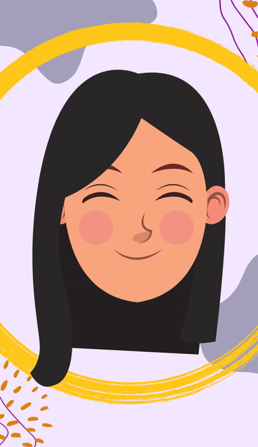 a graphic of a woman