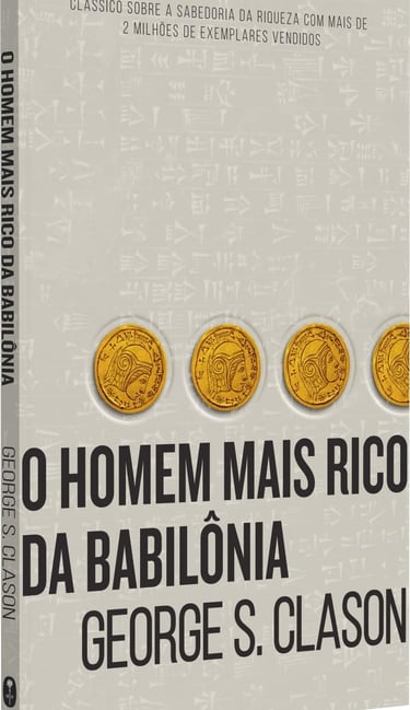 Capa do livro O Homem Mais Rico da Babilônia, de George S. Clason.