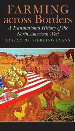 Cover of Farming Across Borders, includes wraparound image by Carlos Hernandez Chavez