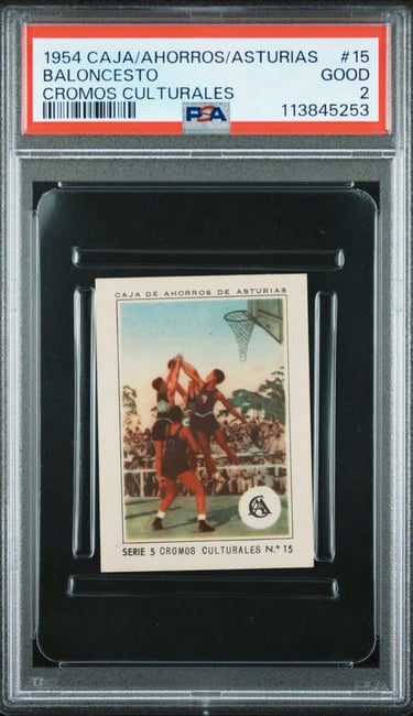 Rare 1936 Olympics Spanish Card Basketball