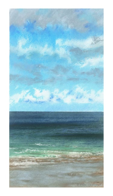 Pastel sec sur papier 20 × 37 cm - © Eric Durant