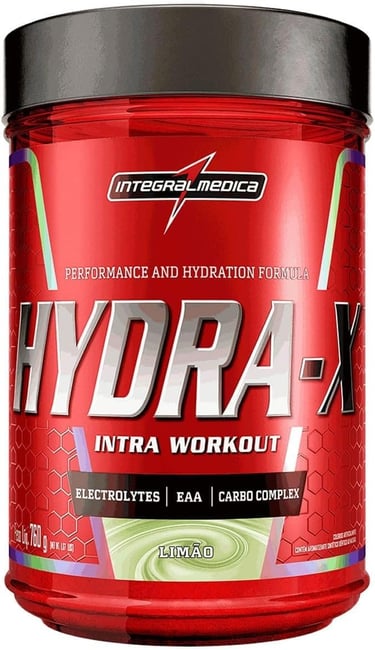 Hydra X Integralmedica: reposição de eletrólitos e aminoácidos intra-treino.