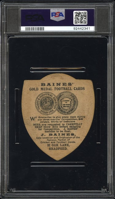 Baines Shield Vintage UK Trade Card