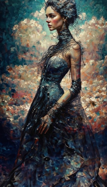 Arte hiperrealista, 2023, "Claudia hermosa"