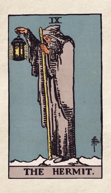 The Hermit: Represents introspection, guidance, and seeking solitude.