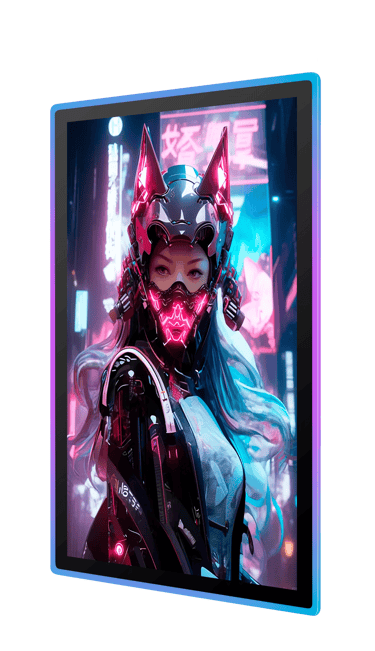 flat/triple curved touch screens with halo for gaming and casino
