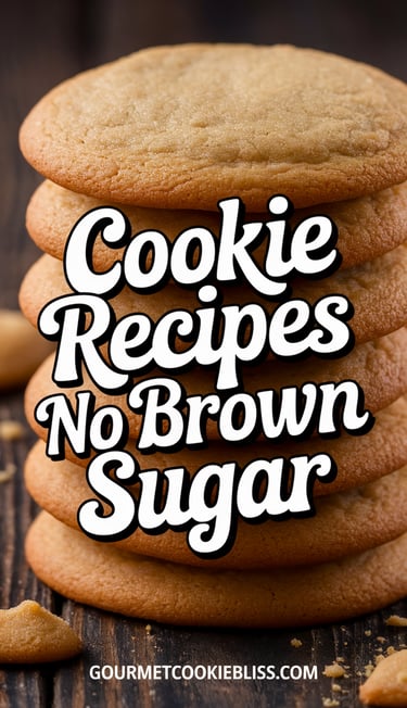 Easy cookie recipes for when you don't have brown sugar. Simple cookie recipes that taste great.