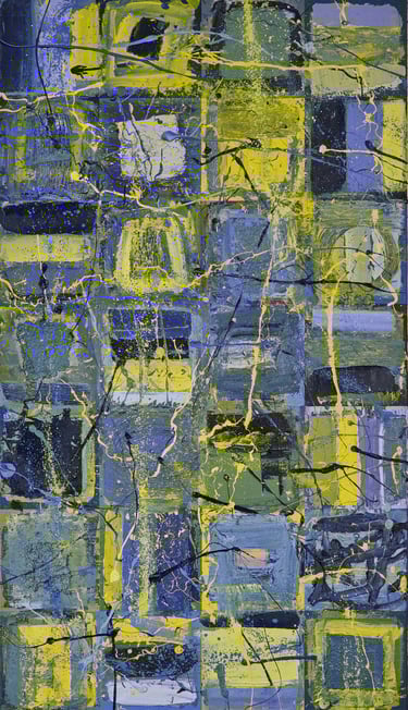 Modern Art Oil Painting by Henk Tieten Contradictions nr 3