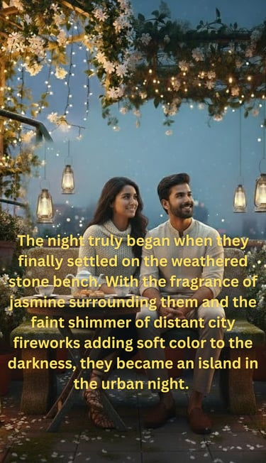 Intimate Indian couple goals, rooftop romance love story.