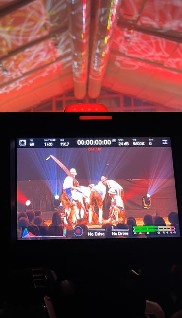 Videoproduktion bei Konzert